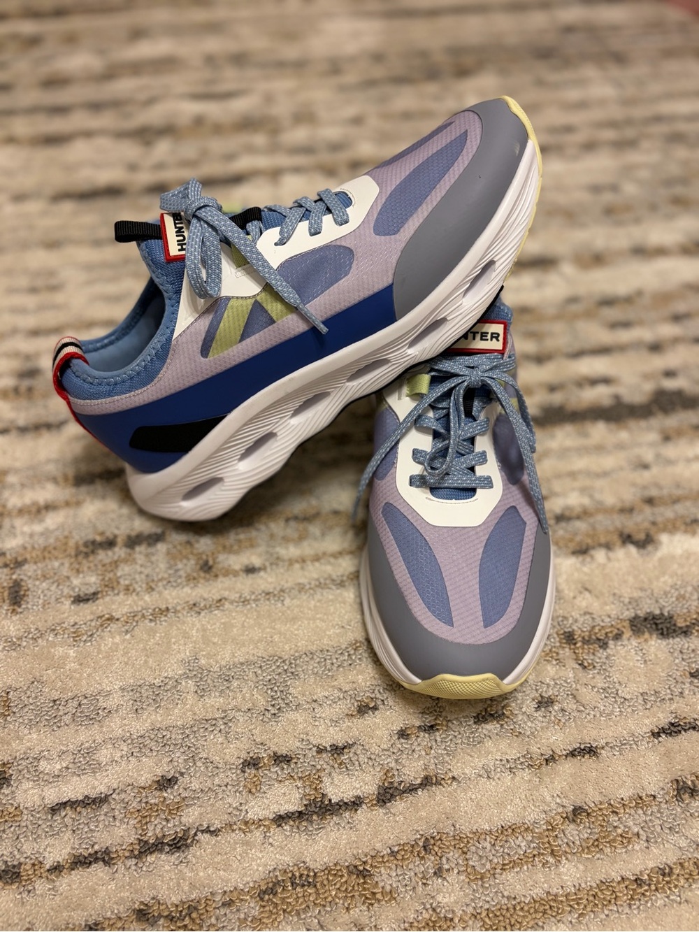 Hunter | Womens sneakers size 10- Lavendar and blue